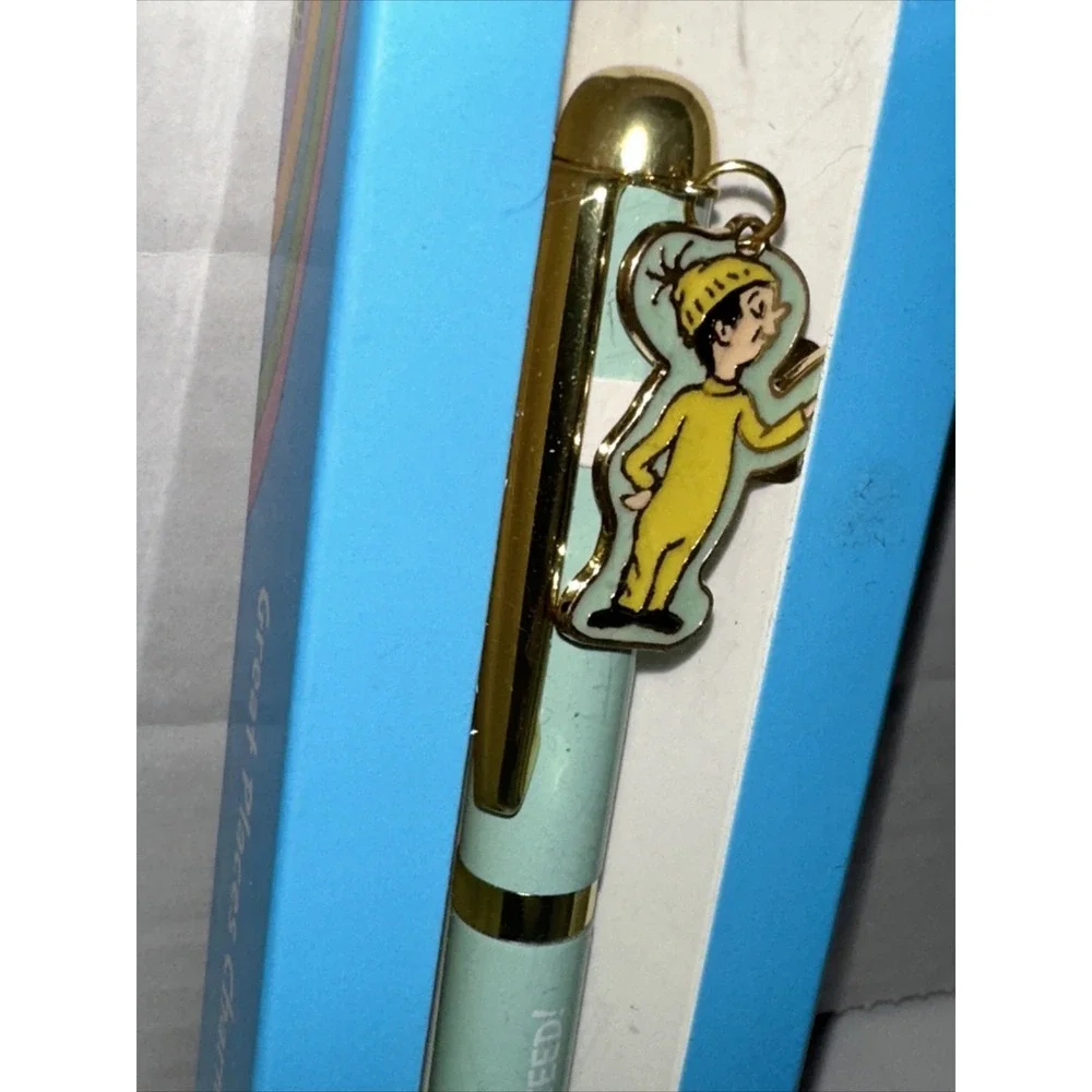 Dr Seuss Oh The Places Youll Go Great Places Charm Pen Blue Gold Black Ink NEW